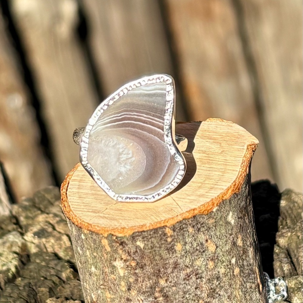 New! Botswana Agate Ring - image 5